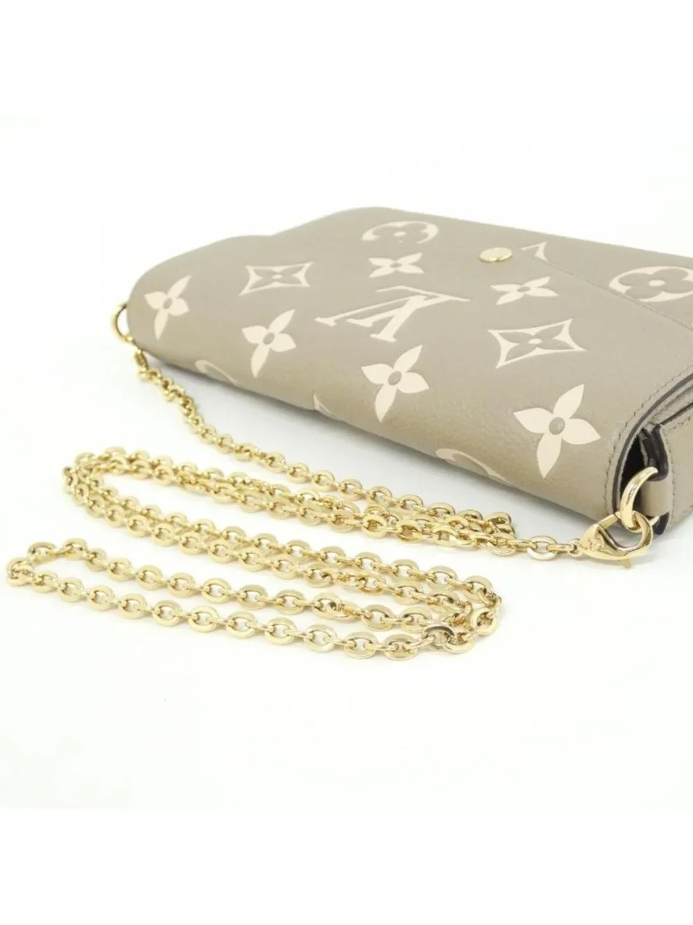 Louis Vuitton Bicolor Monogram Empreinte Pochette Felicity Shoulder Bag